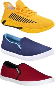 SKYMORE Combo Pack Of 3 Walking Shoes For Men - Buy SKYMORE Combo Pack ...