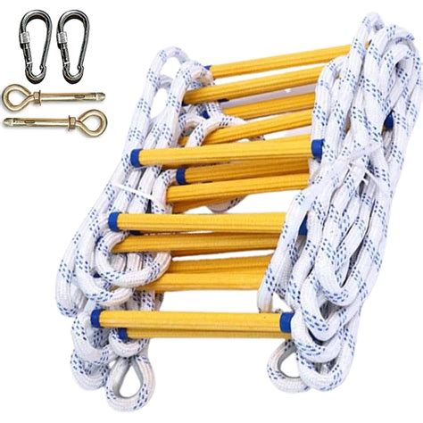 Emergency Fire Escape Ladder - 420kg Load Capacity, Suitable For Home ...