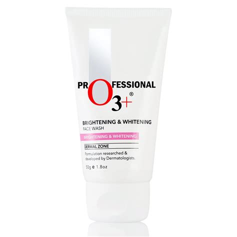 O3+ Brightening & Whitening Face Wash 50g with Cucumber & Aloe Vera ...