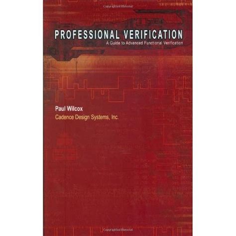 Amazon.in: Buy Professional Verification A Guide To Advanced Functional ...