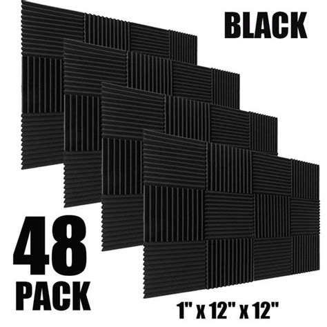 Buy 12243648 Pack Acoustic Panels Studio Soundproofing Dampening Foam ...