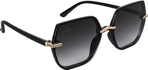 Buy AISLIN® UV Protected Rim-Less Square/Over Sized Sunglasses for ...