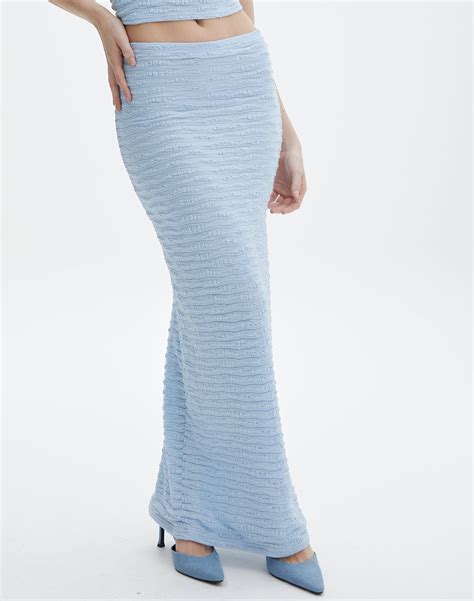 Light Blue Long Skirt