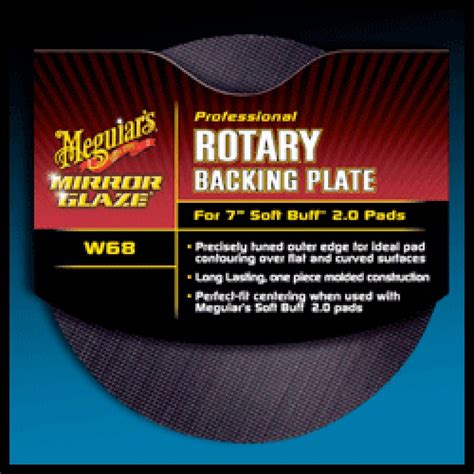 Car Care Products - Meguiars - Rotary Buffer Backing Plate