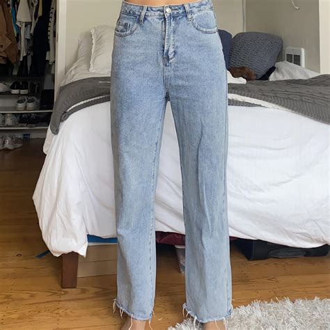 Princess Polly Denim Light Wash Jeans Women’s Size 4 - Depop