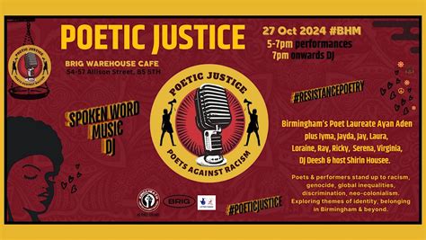 Poetic Justice, The Warehouse - Birmingham Friends of the Earth ...