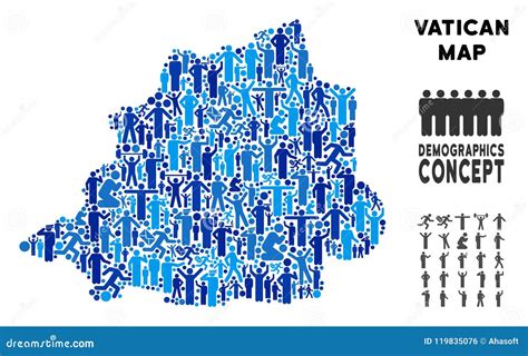 Demographics Vatican Map stock vector. Illustration of plan - 119835076
