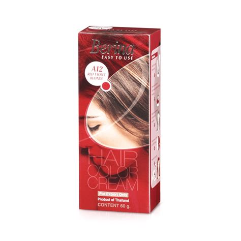 Permanent Hair Color Cream A12 Red Violet Blonde | Fashion Red-Violet ...