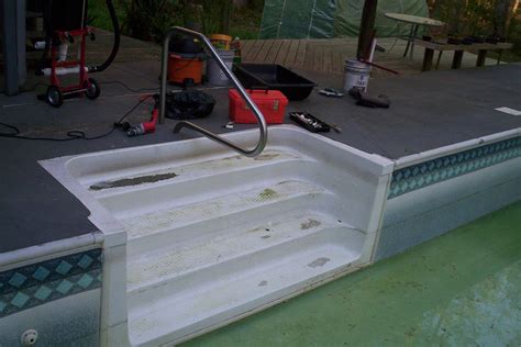 Image result for Pool Step Repair DIY
