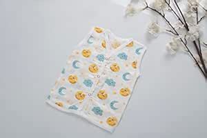 MOMMAS BABY Organic Cotton Muslin Button Jabla | White Jhabla | for ...