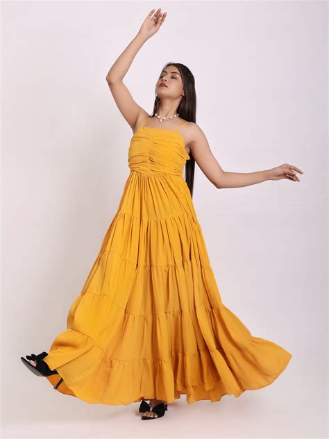 Butterscotch Maxi Dress – Dresence - Buy Best Quality Designer Suit ...