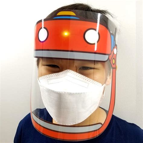 3 Pack Character Animation Design CUROfit Face Shield for KIDS Boys ...