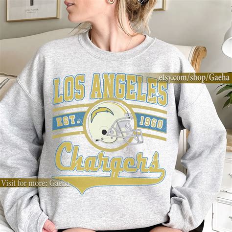 Los Angeles Chargers Shirt Los Angeles Chargers Sweatshirt - Etsy