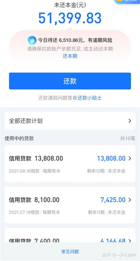 记录一下我的网贷还债过程。无比漫长 - 知乎