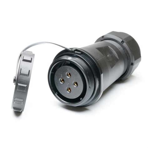 RS PRO | RS PRO Industrial Circular Connectors, 4 Contacts, In-line ...