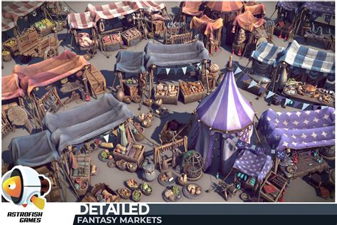 DETAILED - Fantasy Markets | 3D Fantasy | Unity Asset Store