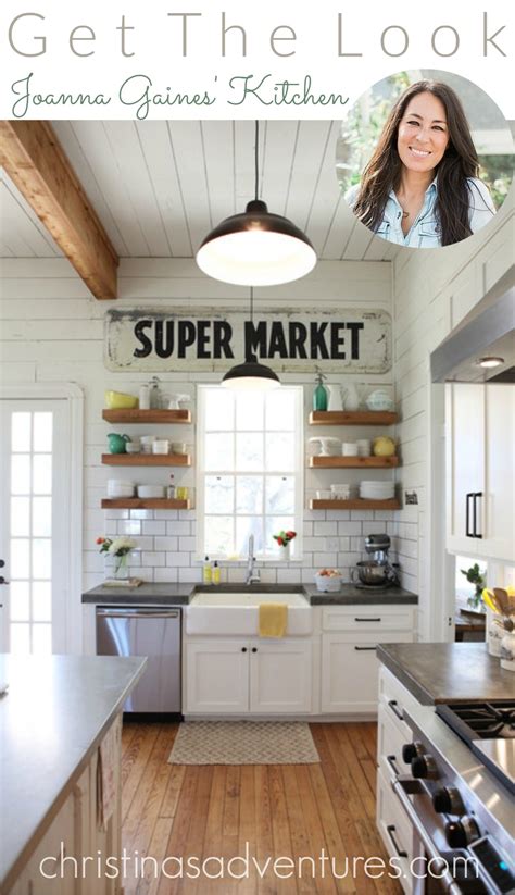 Get The Look Joanna Gaines Kitchen Christina Maria Blog