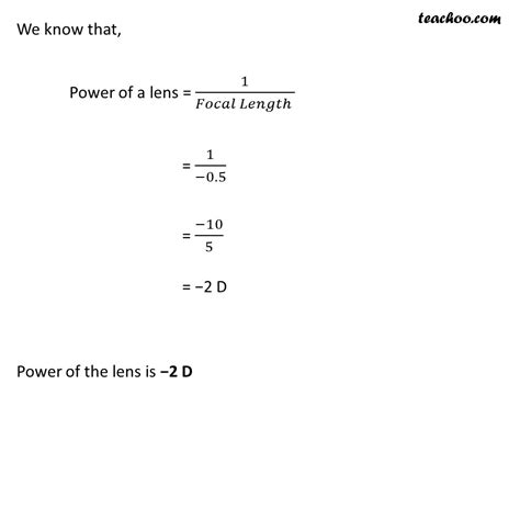 Image result for Objective Lens Power Formula