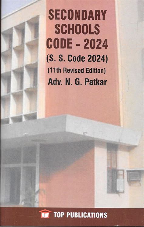 Secondary Schools Code - 2024 (SSCode 2024) – M&J Services - The ...