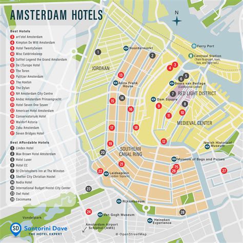 Amsterdam Hotel Map - Updated for 2020