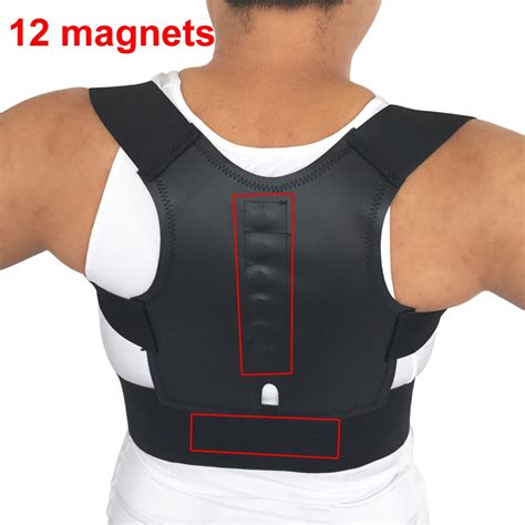 Health Care Adjustable Magnetic Lower Back Shoulder Posture Corrector ...