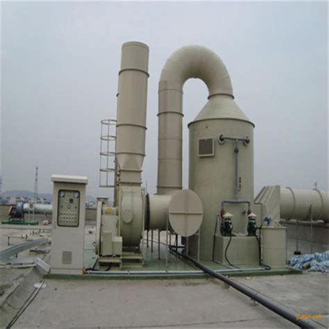China FRP Wet Flue Gas Desulfurization Purification Scrubber Tower ...