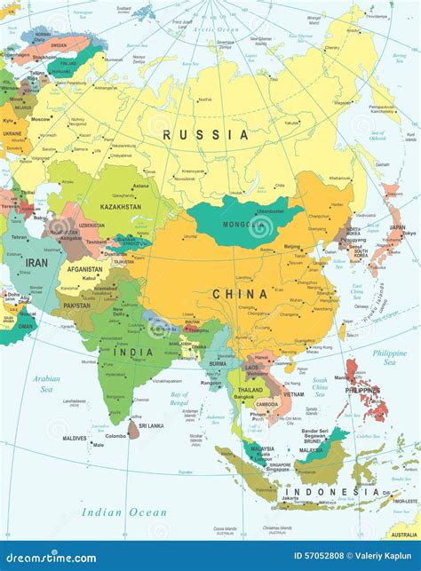 Asia Map Color 的图像结果