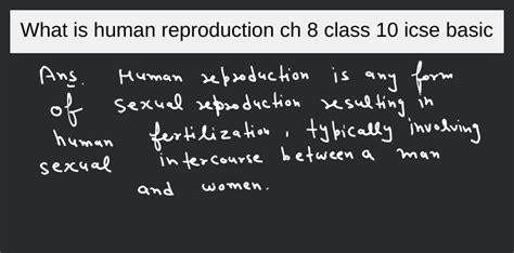 Image result for Reproduction in Humans Class 8 ICSE