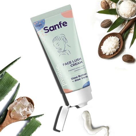 Buy SANFE PROMISE SHEA BUTTER FACE LUSH CREAM PREVENTS ACNE BREAKOUTS ...