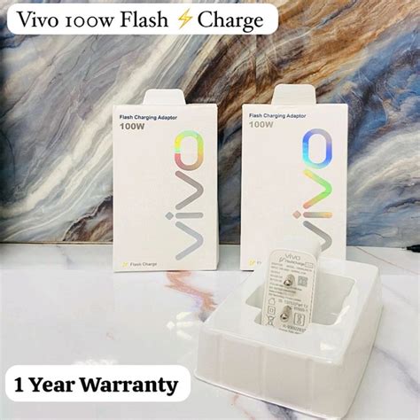 Vivo 100w TYPE-C PORT Flash Charge Adapter 💯% Og Premium Quality