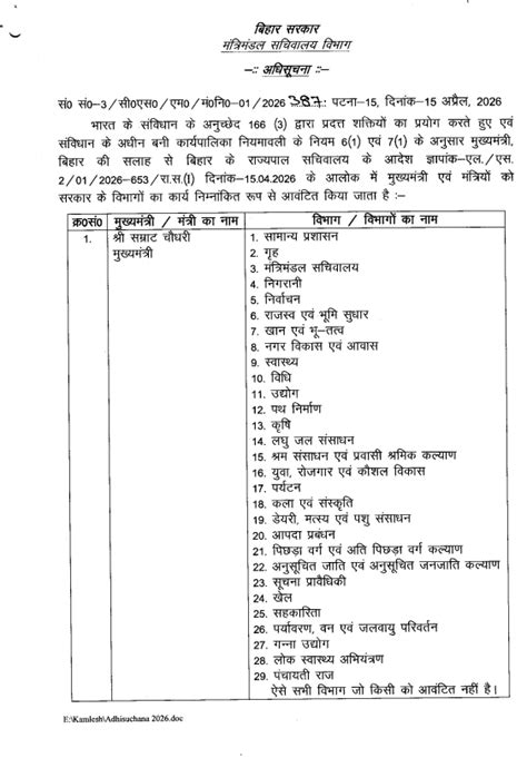 Bihar CM Samrat Chaudhary & JDU Deputy CMs Oath | Lok Bhawan Ceremony