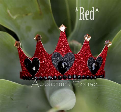 Queen of Hearts Crown Queen of Hearts Costume Alice in - Etsy Canada
