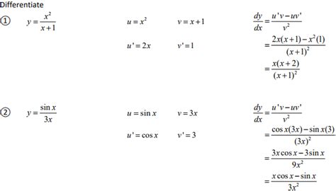 Quotient Rule Examples 的图像结果