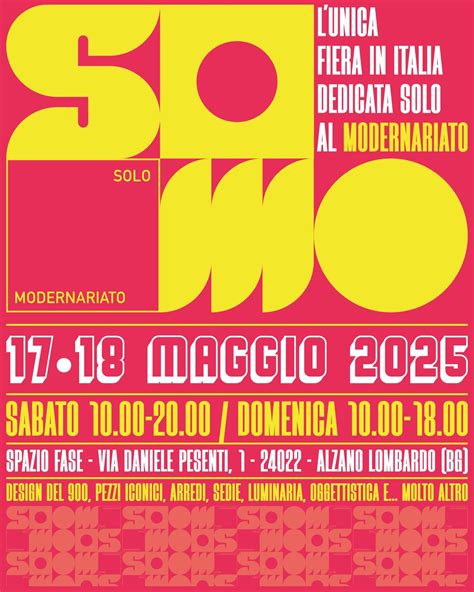 SOMO DESIGN MARKET 17/18 maggio, Via Daniele Pesenti,1, Alzano Lombardo ...