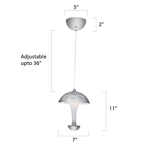 Beaten Chrome LED Pendant Light for Modern Hangings | Light & Living