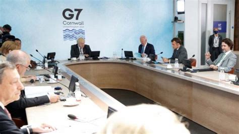 G7公报猛踩中共红线 再提台海安全及病毒溯源 | G7 峰会 | 联合公报 | 新疆人权 | 新唐人电视台