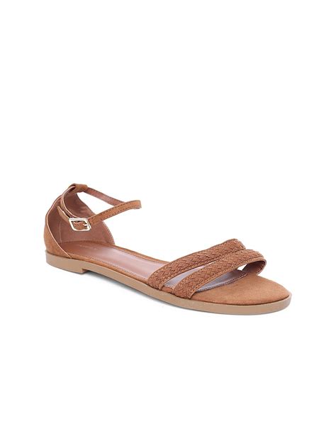 Buy FOREVER 21 Women Brown Flats - Flats for Women 2205984 | Myntra