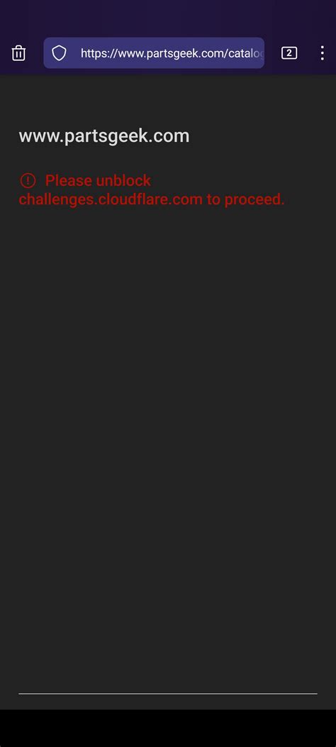 www.partsgeek.com -Page is blocked by Cloudflare · Issue #134173 ...