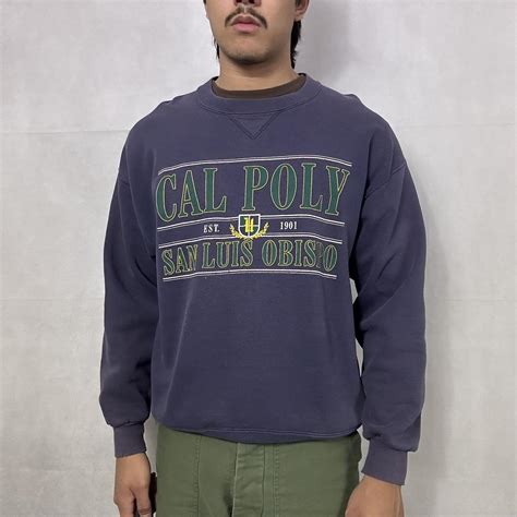 Vintage 90s Cal Poly SLO crewneck sweatshirt -Model... - Depop