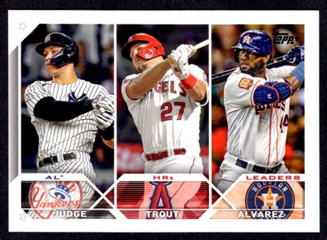 2023 Topps Aaron Judge/Mike Trout/Yordan Alvarez New | Ubuy India