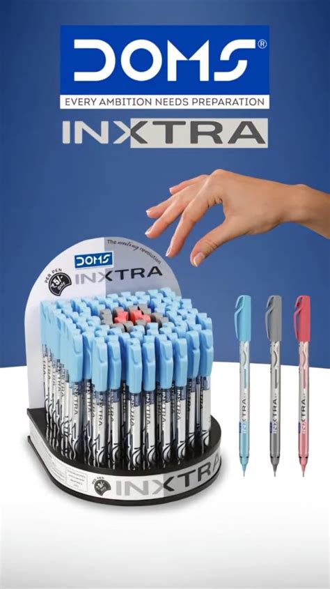 Doms Inxtra 0.7mm Ball point Pens 5 Pcs – Goyalbazaar