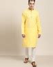 Buy Yellow Kurtas for Men by SOJANYA Online | Ajio.com