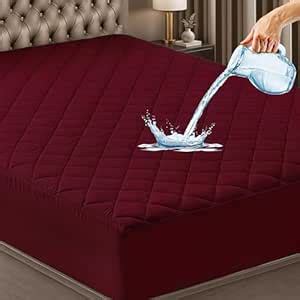 Buy GADDA CO Waterproof Cotton Quilted Mattress Protector King Size ...