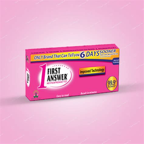 First Answer Midstream Pregnancy Test – Taabib.com