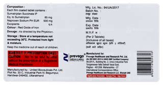 Naprozen S Tablet 2 - Uses, Side Effects, Dosage, Price | Truemeds