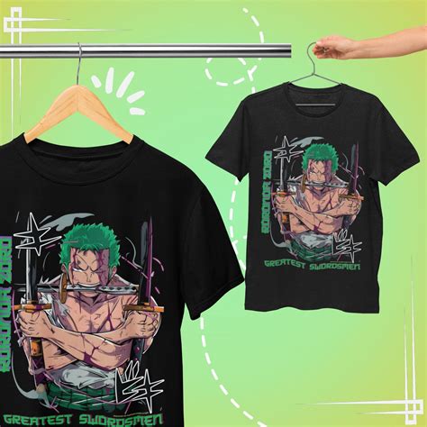 Roronoa Zoro: One Piece Anime Oversized T-Shirt – Swag Apparels | Anime ...
