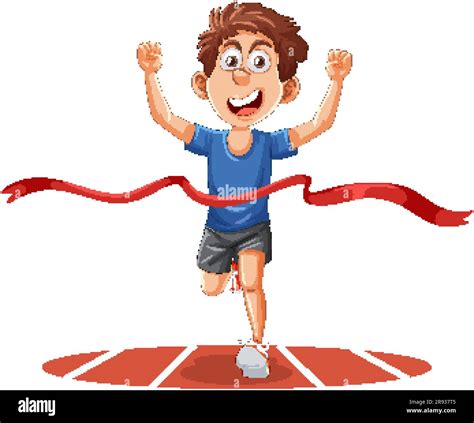 Running Finish Line Clipart