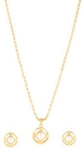 Estelle Metal Gold-plated Gold Jewellery Set Price in India - Buy ...