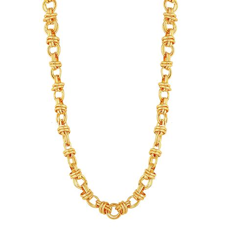 Buy MEENAZ Chain for Men Boys Husband gents boyfriend Stylish golden ...