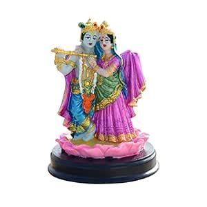 Buy Saugat Traders Radha Krishna Statue for Car Dashboard | Radhye ...